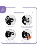 16 Inch Black Happy Birthday Foil Balloons for Party Celebration