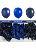 127Pcs Navy Blue Balloon Arch Kit Mixed Sizes For Graduation, Wedding & Party Decor