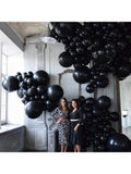 8pcs 36in Black Giant Latex Balloons for Birthday Wedding & Graduation
