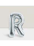 40 Inch Silver Letter R Foil Balloon for Birthday Wedding or Anniversary