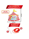 2 Pcs 30" Circus Tent Balloons For Carnival Theme Party, Birthday & Carnival Game Decor