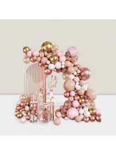 147pcs Rose Gold Balloon Arch Kit Metallic Party Decorations