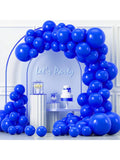 100PCS Balloon Garland Kit 5-18 Inch Latex Balloons with Strip Glue Dots Ribbon