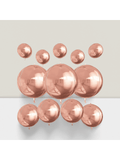 12pcs Metallic 4D Foil Balloons 22 15 10 Inch for Birthday Graduation Party Decor
