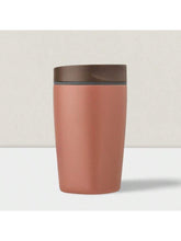 12oz Stainless Steel Insulated Coffee Tumbler with Slider Lid Brown