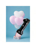 32" Black Birthday Number Balloon With Bow Party Decoration (Number 1)