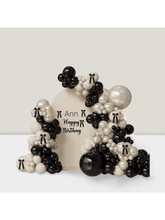 111PCS Black White Champagne Balloon Arch Double-Stuffed for Party Decor