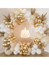 153pcs White Sand Gold Balloon Arch Kit Neutral Party Decor for Events