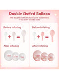 103-Piece Dusty Pink Balloon Arch Kit Pink White Pastel Clear for Party Decor