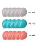 200PCS 5in Mini Pastel Balloons in Rainbow Colors for Wedding Birthday Shower