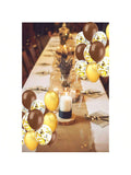 45pcs Brown Gold Balloons Graduation Birthday Woodland Teddy Bear Party Decor