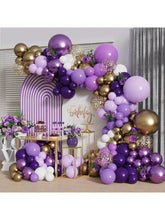 146pcs Purple Balloon Garland Arch Kit with Confetti for Party Decor