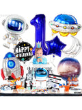 Space Balloons 8pcs Astronaut for 1st Birthday Trip Around the Sun Party