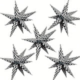 60PCS Star 12-Spike Foil Balloons Wedding Birthday Party Backdrop Decor