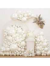 115PCS White Pearl Balloons Arch Garland Kit for Wedding & Party