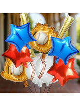 10 Pc 20 Inch Baseball Glove Foil Balloons for Sports Themed Birthday Party