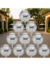 10 Disco Foil 22 Inch Mirror Metallic Balloons for Birthday Wedding and Party