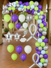 134PCS Buzz Birthday Balloon Garland Kit with Rocket & Star Foils