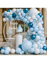 135PCS Blue Balloon Arch Kit Ocean, Shark, Frozen Theme For Shower & Bday