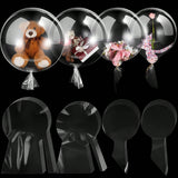 40pcs Clear Bobo Stuffed Balloons for Weddings Birthdays Party Decor