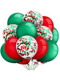 80pc Christmas Balloon Set with Confetti for Party and Wedding Decor