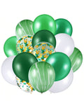 60PCS Agate Confetti Balloons Jungle Shower Wedding Birthday Party Decor