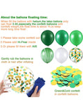 60PCS Agate Confetti Balloons Jungle Shower Wedding Birthday Party Decor
