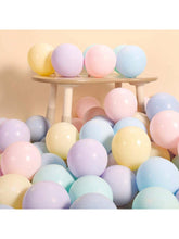 100 Pc Pastel Macaron Balloons 10 Inch Multicolor for Birthday Wedding and Parties