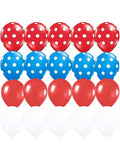 Thing 1 and Thing 2 Red and Blue Balloons for Cat in the Hat Party Decor