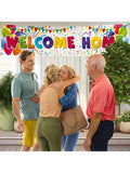 Welcome Home Banner 6x1.3ft White Welcome Back We Missed You Decoration