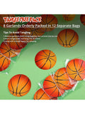 8pcs Sports Party Banners Hanging Decorations for Teens Birthday & Shower