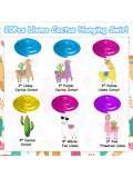 20pcs Llama Cactus Hanging Swirl Decorations for Llama Birthday Fiesta Party