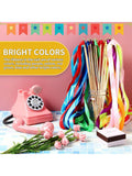 50pcs Colorful Ribbon Sticks Wedding and Party Streamers