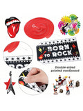 53PCS Rock & Roll Party Decorations Guitar Record Swirls Ceiling Decor