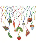 20PCS Very Hungry Caterpillar Butterfly Swirls Birthday Party Decor