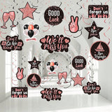 30pcs Farewell Party Decorations Glitter We Will Miss You Rose Gold Ceiling Decor