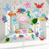 30PCS Sea Animals Hanging Swirls for Under the Sea & Mermaid Parties