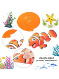 30PCS Sea Animals Hanging Swirls for Under the Sea & Mermaid Parties