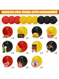 52pcs Summer Picnic Party Hanging Swirl Decorations for BBQ Birthday Carnival