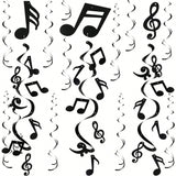 84 pcs Music Notes Hanging Swirl Party Decorations for Birthday Wedding Shower