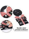 30PCS Rose Gold Hanging Foil Swirls for Birthday Party Ceiling Decor