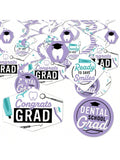 Dental School Graduation Hygienist Decorations Hanging Swirls Set Of 40