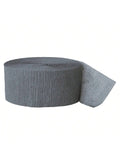 Industries Crepe Paper Streamer81FtGrey
