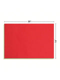 120-Sheet Christmas Tissue Paper 20x14 Red Green Gold White for Gifts and Crafts