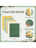 120-Sheet Green Tissue Paper 14x20in for Gifts Crafts & Wrapping