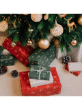 3-Pack Christmas Gift Wrapping Paper Rolls 17x120 with Cute Holiday Designs
