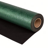 Green Wrapping Paper Roll 17x16.5ft Reversible Green Black for Gifts & Parties