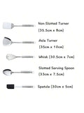 11 Pc Stainless Steel Kitchen Utensil Set with Nonstick Spatula for Cooking