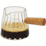 6oz Espresso Set with V-Shaped Shot Glass, Ribbed Frothing Pitcher & Measuring Cup