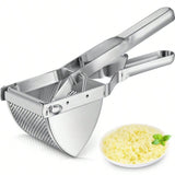 Stainless Steel Potato Ricer for Smooth Mashing Commercial and Home Use